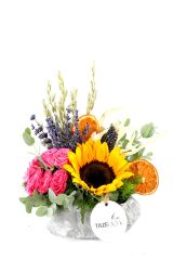 Pink & Summer Sunflower