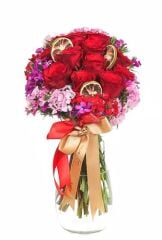 Misty Red Roses