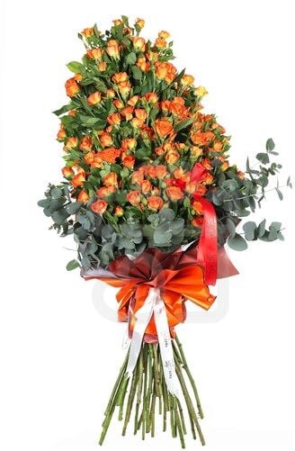 Orange Dreams Çardak Gül Buketi 100 cm